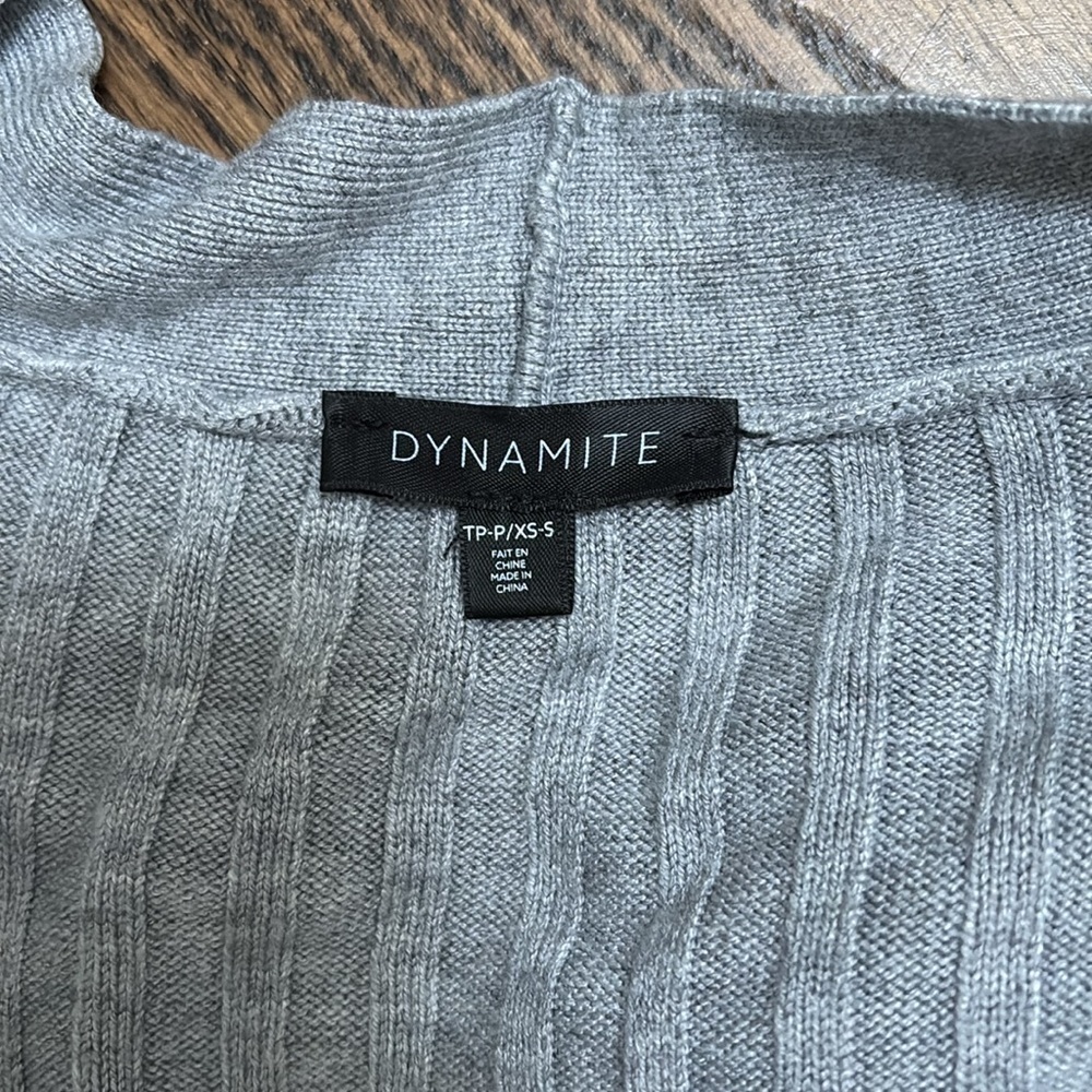 Dynamite rib knit sweater robe - Picture 5 of 5